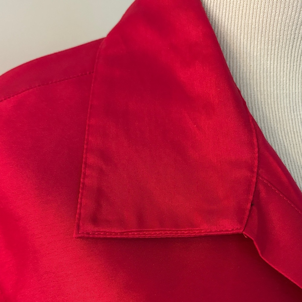 Charter Club Scarlet Button-Up Blouse - Picture 3 of 7